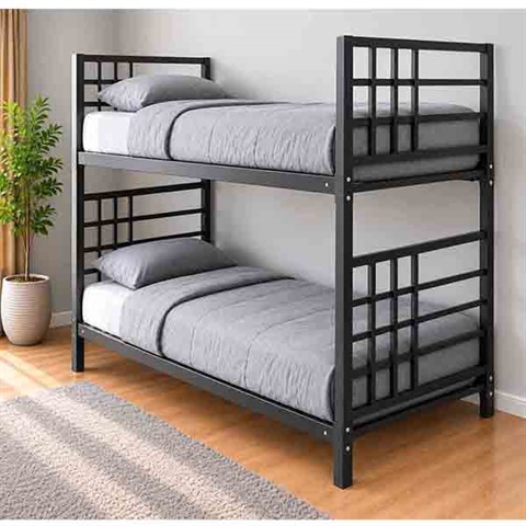 تخت دو طبقه فلزی رئال D1450
